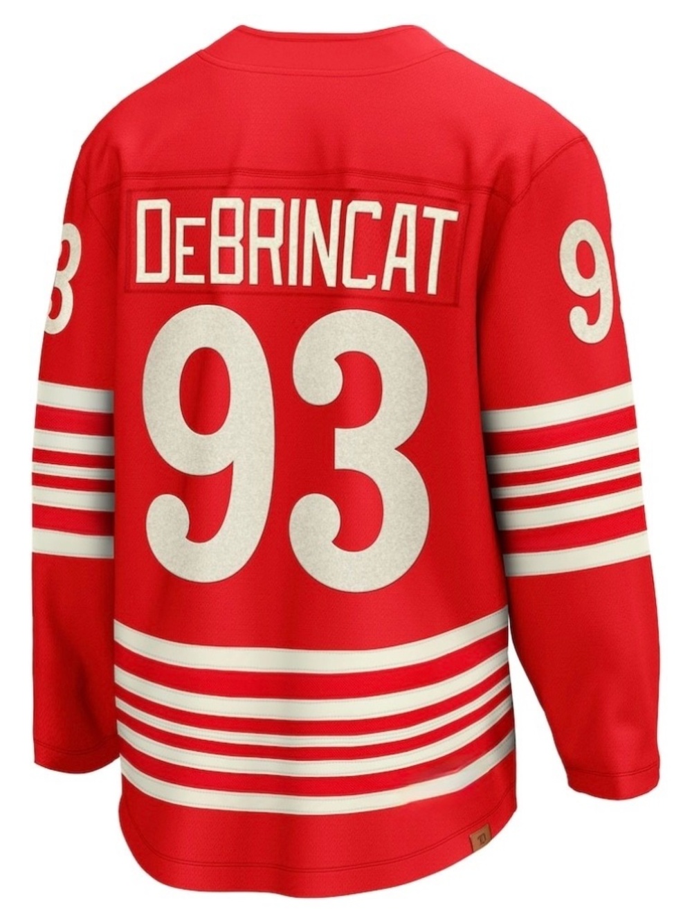 Detroit Red Wings Premium Centennial Jersey with Patch Size 46 | DeBrincat #93